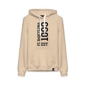 Женская толстовка хлопок с принтом FC Barcelona 1899 в Ухте, френч-терри, мягкий теплый начес внутри (100% хлопок) | карман-кенгуру, эластичные манжеты и нижняя кромка, капюшон с подкладом и шнурком | barcelona | fc | fc barcelona | footbal club | барселона | лого | логотип | спорт | футбол | футбольный клуб