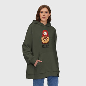 Худи SuperOversize хлопок с принтом Шатенки правят миром в Ухте, 70% хлопок, 30% полиэстер, мягкий начес внутри | карман-кенгуру, эластичная резинка на манжетах и по нижней кромке, двухслойный капюшон
 | русь