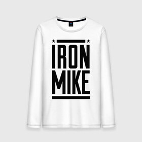 Мужской лонгслив хлопок с принтом Iron Mike в Ухте, 100% хлопок |  | Тематика изображения на принте: iron | mike | бокс | железный | замбидис | майк | чемпион
