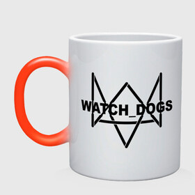 Кружка хамелеон с принтом Watch_Dogs в Ухте, керамика | меняет цвет при нагревании, емкость 330 мл | watch dogs