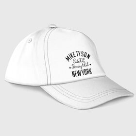 Бейсболка с принтом Mike Tyson CatsKill Boxing Club в Ухте, 100% хлопок | классический козырек, металлическая застежка-регулятор размера | boxing | catskill | club | mike | new | tyson | york | бокс | йорк | клуб | майк | нью | тайсон