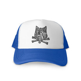 Кепка тракер с сеткой с принтом Wolf в Ухте, трикотажное полотно; задняя часть — сетка | длинный козырек, универсальный размер, пластиковая застежка | 