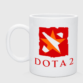 Кружка Dota 2 звезда: в Ухте, керамика | объем — 330 мл, диаметр — 80 мм. Принт наносится на бока кружки, можно сделать два разных изображения |
