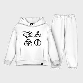 Детский костюм хлопок Oversize с принтом Led Zeppelin simbols в Ухте,  |  | Тематика изображения на принте: led zeppelin