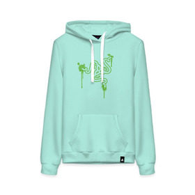 Женская толстовка хлопок Razer logo: в Ухте, френч-терри, мягкий теплый начес внутри (100% хлопок) | карман-кенгуру, эластичные манжеты и нижняя кромка, капюшон с подкладом и шнурком | razer