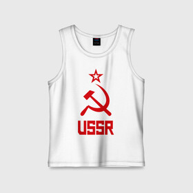 Детская майка хлопок с принтом СССР - великая держава в Ухте,  |  | ussr | патриот | россия | ссср | страна советов