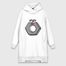 Платье-худи хлопок с принтом Гайка в Ухте,  |  | гайка | любовь | пара