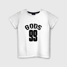 Детская футболка хлопок с принтом Los Angeles GODS 99 Exclusive в Ухте, 100% хлопок | круглый вырез горловины, полуприлегающий силуэт, длина до линии бедер | 