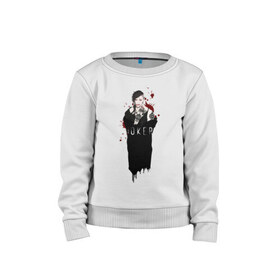 Детский свитшот хлопок с принтом Джокер в Ухте, 100% хлопок | круглый вырез горловины, эластичные манжеты, пояс и воротник | anime | tokyo | токийский гуль | ута