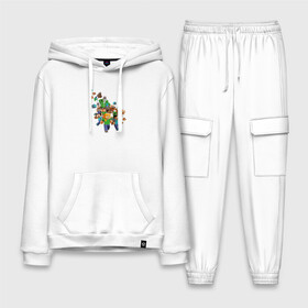 Мужской костюм хлопок с толстовкой Майнкрафт: в Ухте,  |  | для фанатов майнкрафта игра | мinecraft