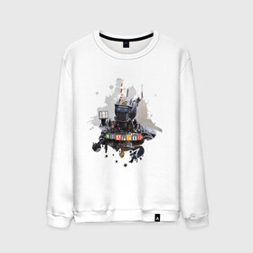 Мужской свитшот хлопок с принтом Чаппи в Ухте, 100% хлопок |  | Тематика изображения на принте: 