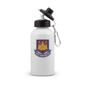 Бутылка спортивная с принтом Вест Хэм, BPL, West Ham в Ухте, металл | емкость — 500 мл, в комплекте две пластиковые крышки и карабин для крепления | Тематика изображения на принте: bpl | westham | вестхэм | новинка | отличные вещи для истинного болельщика вест хэмаwfc | футбол