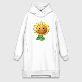 Платье-худи хлопок с принтом Plants Vs Zombies в Ухте,  |  | растения против зомби