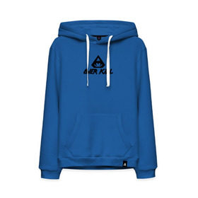 Мужская толстовка хлопок с принтом Overkill в Ухте, френч-терри, мягкий теплый начес внутри (100% хлопок) | карман-кенгуру, эластичные манжеты и нижняя кромка, капюшон с подкладом и шнурком | Тематика изображения на принте: metall | overkilloverkill | trash | металл | трэш