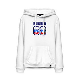 Мужская толстовка хлопок Russia - 68 (Тамбовская обл.): в Ухте, френч-терри, мягкий теплый начес внутри (100% хлопок) | карман-кенгуру, эластичные манжеты и нижняя кромка, капюшон с подкладом и шнурком |