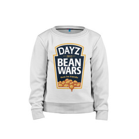 Детский свитшот хлопок с принтом DayZ в Ухте, 100% хлопок | круглый вырез горловины, эластичные манжеты, пояс и воротник | Тематика изображения на принте: 