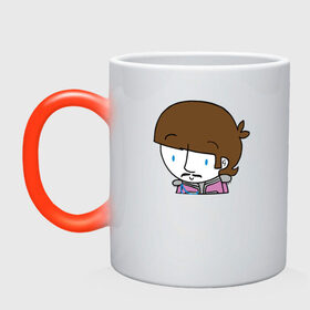 Кружка хамелеон с принтом Ringo Starr в Ухте, керамика | меняет цвет при нагревании, емкость 330 мл | Тематика изображения на принте: ringo star the beatles битлз битлы