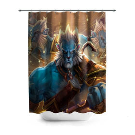 Штора 3D для ванной с принтом Phantom Lancer в Ухте, 100% полиэстер | плотность материала — 100 г/м2. Стандартный размер — 146 см х 180 см. По верхнему краю — пластиковые люверсы для креплений. В комплекте 10 пластиковых колец | дота