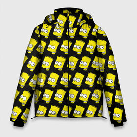 Мужская зимняя куртка 3D с принтом Барт Симпсон в Ухте, верх — 100% полиэстер; подкладка — 100% полиэстер; утеплитель — 100% полиэстер | длина ниже бедра, свободный силуэт Оверсайз. Есть воротник-стойка, отстегивающийся капюшон и ветрозащитная планка. 

Боковые карманы с листочкой на кнопках и внутренний карман на молнии. | bart | bart simpson | pattern | simpsons | the simpsons | барт | барт симпсон | голова | голова барта | головы | головы барта | мультик | мультики | мультфильм | мультфильмы | паттерн | симпсоны