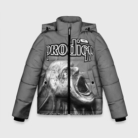 Зимняя куртка для мальчиков 3D с принтом The Prodigy в Ухте, ткань верха — 100% полиэстер; подклад — 100% полиэстер, утеплитель — 100% полиэстер | длина ниже бедра, удлиненная спинка, воротник стойка и отстегивающийся капюшон. Есть боковые карманы с листочкой на кнопках, утяжки по низу изделия и внутренний карман на молнии. 

Предусмотрены светоотражающий принт на спинке, радужный светоотражающий элемент на пуллере молнии и на резинке для утяжки | dnb | drum | prodigy | rave | продиджи | рейв | рэйв