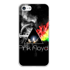 Чехол для iPhone 5/5S матовый с принтом Pink Floyd в Ухте, Силикон | Область печати: задняя сторона чехла, без боковых панелей | pink floyd | rock | рок