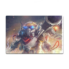 Пазл магнитный 126 элементов Clockwerk: в Ухте, полимерный материал с магнитным слоем | 126 деталей, размер изделия —  180*270 мм | clockwerk | dota | дота | клокверк