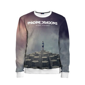 Детский свитшот 3D с принтом Imagine Dragons в Ухте, 100% полиэстер | свободная посадка, прямой крой, мягкая тканевая резинка на рукавах и понизу свитшота | Тематика изображения на принте: imagine dragons