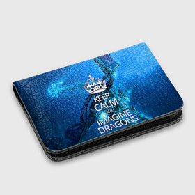 Картхолдер с принтом с принтом Imagine Dragons в Ухте, натуральная матовая кожа | размер 7,3 х 10 см; кардхолдер имеет 4 кармана для карт; | imagine dragons