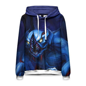 Мужская толстовка 3D с принтом Nightstalker в Ухте, 100% полиэстер | двухслойный капюшон со шнурком для регулировки, мягкие манжеты на рукавах и по низу толстовки, спереди карман-кенгуру с мягким внутренним слоем. | Тематика изображения на принте: dota 2 | game | nightstalker | дота 2 | найтсталкер