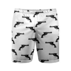 Мужские шорты 3D спортивные с принтом Пистолет в Ухте,  |  | оружие | пистолет