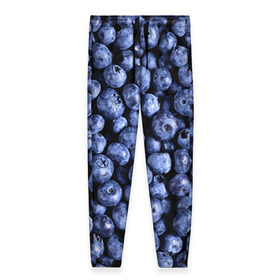 Женские брюки 3D Черника: в Ухте, полиэстер 100% | прямой крой, два кармана без застежек по бокам, с мягкой трикотажной резинкой на поясе и по низу штанин. В поясе для дополнительного комфорта — широкие завязки | черника | ягода