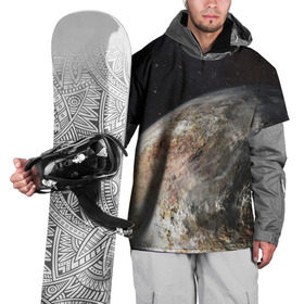 Накидка на куртку 3D с принтом Плутон в Ухте, 100% полиэстер |  | космос | планета | плутон