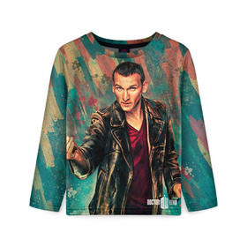 Детский лонгслив 3D с принтом Доктор кто в Ухте, 100% полиэстер | длинные рукава, круглый вырез горловины, полуприлегающий силуэт
 | doctor who | доктор кто | сериал