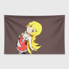 Флаг-баннер Shinobu: в Ухте, 100% полиэстер | размер 67 х 109 см, плотность ткани — 95 г/м2; по краям флага есть четыре люверса для крепления | oshino | shinobu | ошино | синобу | шинобу