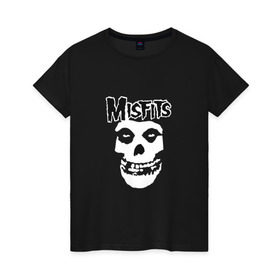 Женская футболка хлопок с принтом Отбросы в Ухте, 100% хлопок | прямой крой, круглый вырез горловины, длина до линии бедер, слегка спущенное плечо | misfits