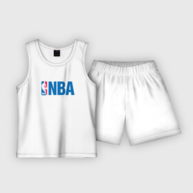 Детская пижама с шортами хлопок с принтом NBA в Ухте,  |  | basketball | nba | sport | баскетбол | нба | спорт