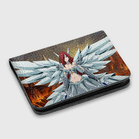 Картхолдер с принтом Fairy tail: в Ухте, натуральная матовая кожа | размер 7,3 х 10 см; кардхолдер имеет 4 кармана для карт; | anime | fairy tail | аниме | фейри тейл | хвост феи