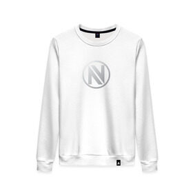 Женский свитшот хлопок с принтом Team Envyus в Ухте, 100% хлопок | прямой крой, круглый вырез, на манжетах и по низу широкая трикотажная резинка  | counter strike | team envyus | team envyusteam