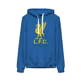 Женская толстовка хлопок с принтом Liverpool Gerrard в Ухте, френч-терри, мягкий теплый начес внутри (100% хлопок) | карман-кенгуру, эластичные манжеты и нижняя кромка, капюшон с подкладом и шнурком | ливерпуль