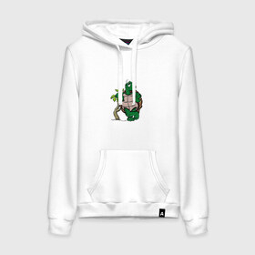 Женская толстовка хлопок с принтом Черепаха в Ухте, френч-терри, мягкий теплый начес внутри (100% хлопок) | карман-кенгуру, эластичные манжеты и нижняя кромка, капюшон с подкладом и шнурком | 