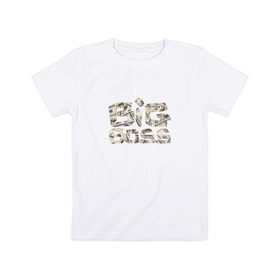 Детская футболка хлопок с принтом Big boss в Ухте, 100% хлопок | круглый вырез горловины, полуприлегающий силуэт, длина до линии бедер | big | boss | босс