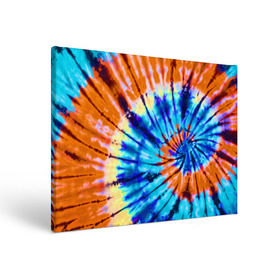 Холст прямоугольный с принтом Tie dye в Ухте, 100% ПВХ |  | Тематика изображения на принте: tie dye