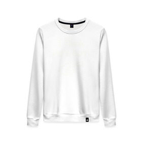 Женский свитшот хлопок с принтом I think he is gay в Ухте, 100% хлопок | прямой крой, круглый вырез, на манжетах и по низу широкая трикотажная резинка  | 