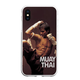 Чехол для iPhone XS Max матовый Муай тай: в Ухте, Силикон | Область печати: задняя сторона чехла, без боковых панелей | муай тай
