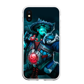 Чехол для iPhone XS Max матовый с принтом Storm Spirit в Ухте, Силикон | Область печати: задняя сторона чехла, без боковых панелей | dota 2 | game | storm spirit | дота | игры | персонаж