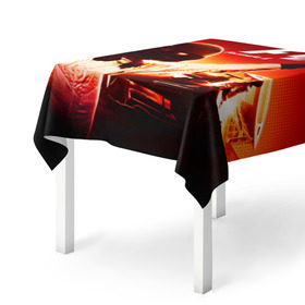 Скатерть 3D Формула 1: в Ухте, 100% полиэстер (ткань не мнется и не растягивается) | Размер: 150*150 см | формула 1