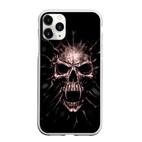 Чехол для iPhone 11 Pro матовый с принтом Scary skull в Ухте, Силикон |  | skull | skulls | череп | черепа