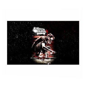 Бумага для упаковки 3D Linkin Park: в Ухте, пластик и полированная сталь | круглая форма, металлическое крепление в виде кольца | linkin park | rock | линкин парк | рок