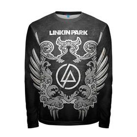 Мужской лонгслив 3D с принтом Linkin Park в Ухте, 100% полиэстер | длинные рукава, круглый вырез горловины, полуприлегающий силуэт | linkin park | rock | линкин парк | рок