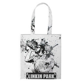 Сумка 3D повседневная с принтом Linkin Park в Ухте, 100% полиэстер | Плотность: 200 г/м2; Размер: 34×35 см; Высота лямок: 30 см | linkin park | rock | линкин парк | рок